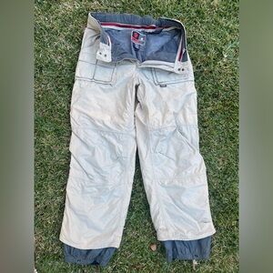 BURTON RONIN mens snowboarding pant mesh lined flexible waist strap